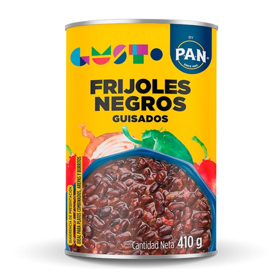 Imagen de Frijoles negros guisados PAN 410 g