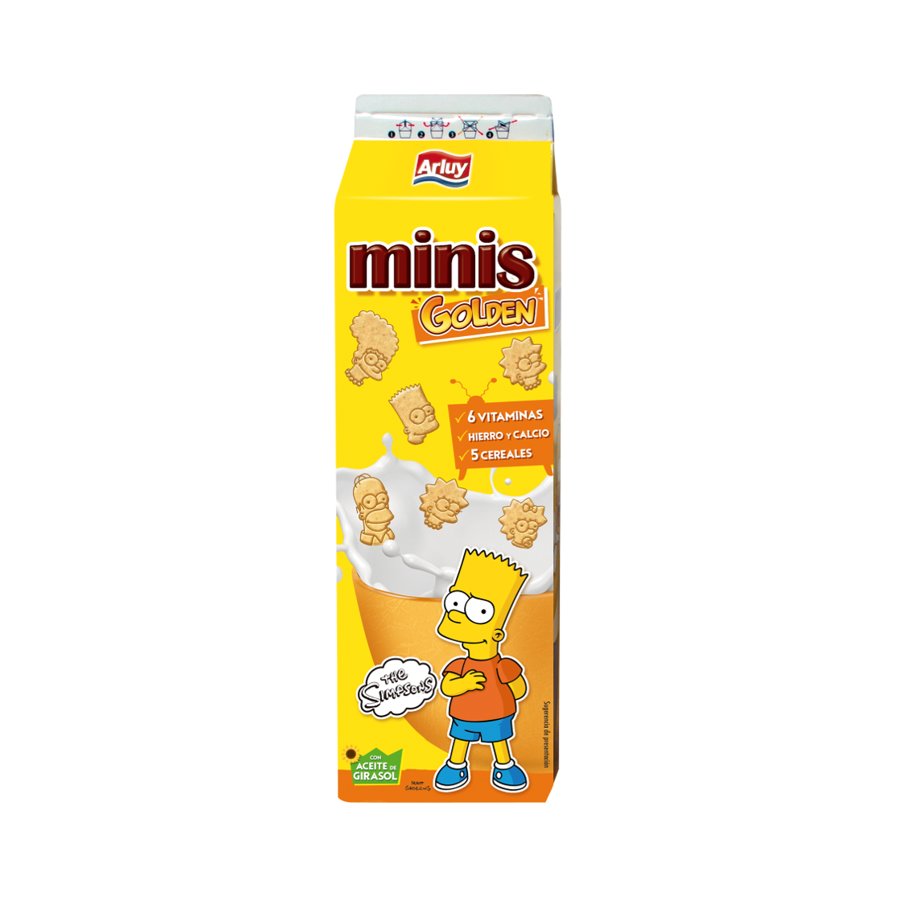 Galletas ARLUY minis The Simpsons golden 275 g