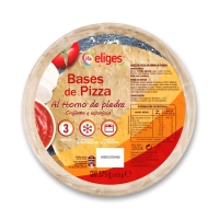 Bases de pizza congeladas IFA ELIGES 3x125 g