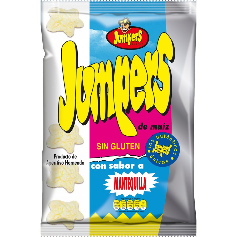 Aperitivos JUMPERS mantequilla 100 g