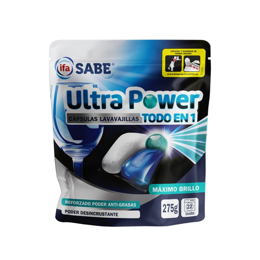 Lavavajillas máquina pastillas IFA SABE ultra power 22 unidades