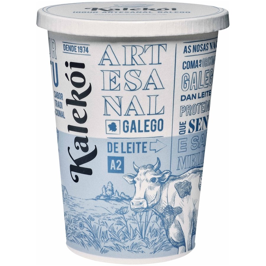 Yogur artesanal KALEKOI natural leche A2 500 g