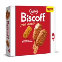 Xeado bombón mini LOTUS biscoff 6 uds 219 g
