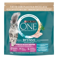 Alimento gato esterilizado PURINA ONE pescado Digestión Delicada 1,5 kg