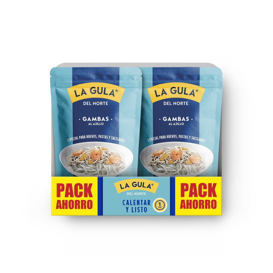 Imagen de LA GULA DEL NORTE con gambas al ajillo 2x130 g