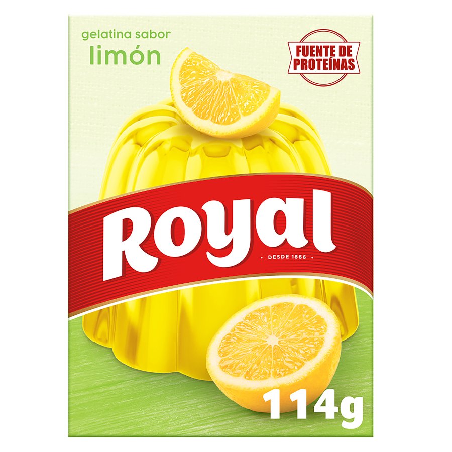 Gelatina de limón ROYAL 2 sobres 114 g
