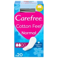 Protegeslip CAREFREE normal fragancia fresca plegado 20 unidades