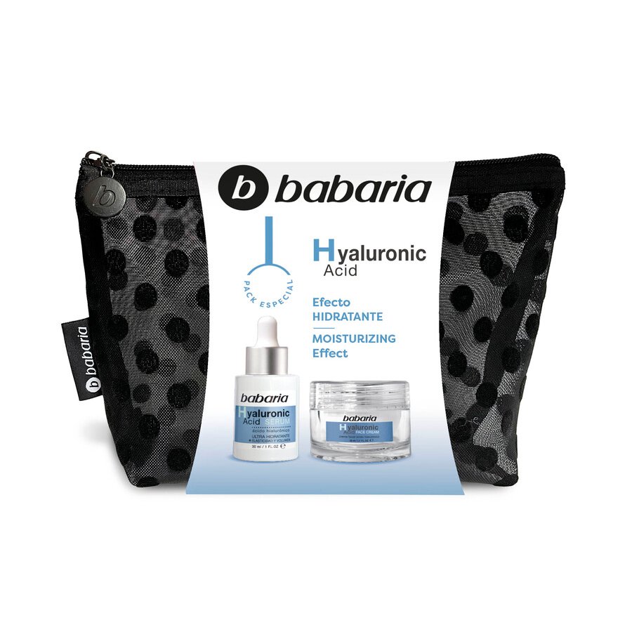 Neceser BABARIA Acido Hialurónico (crema 50 ml + sérum 30 ml)