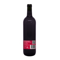 Vino tinto de mesa tirilla TELURO botella 75 cl
