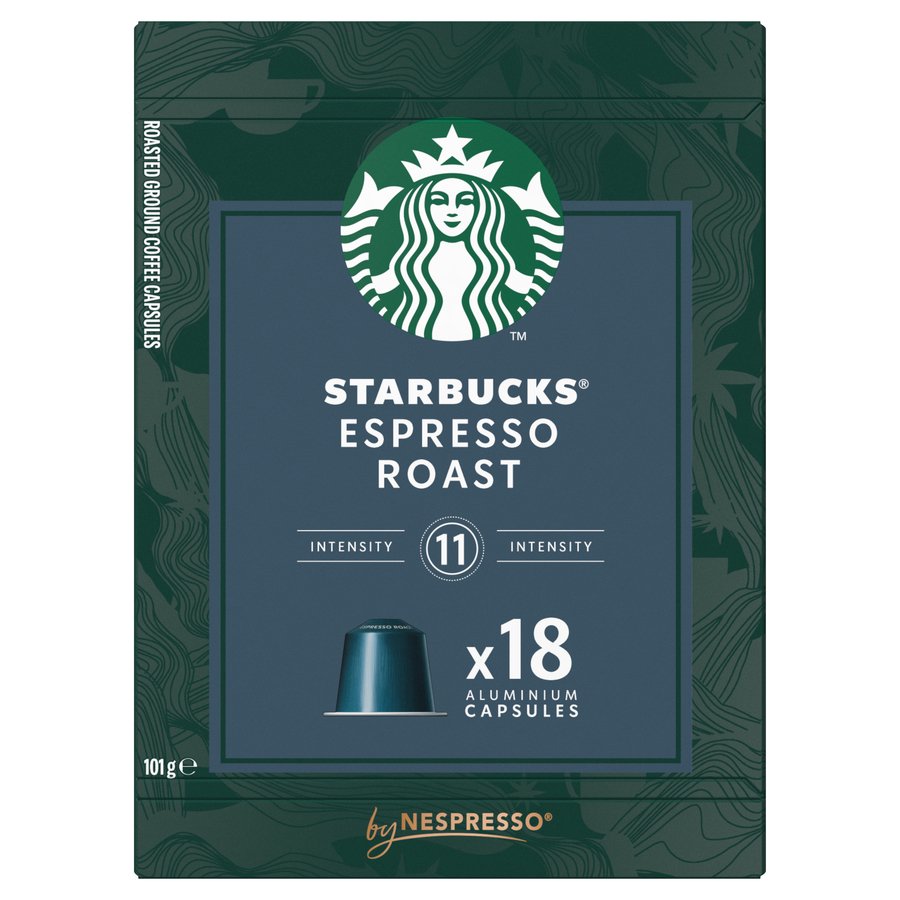 Café cápsulas STARBUCKS Nespresso Roast 18 unidades