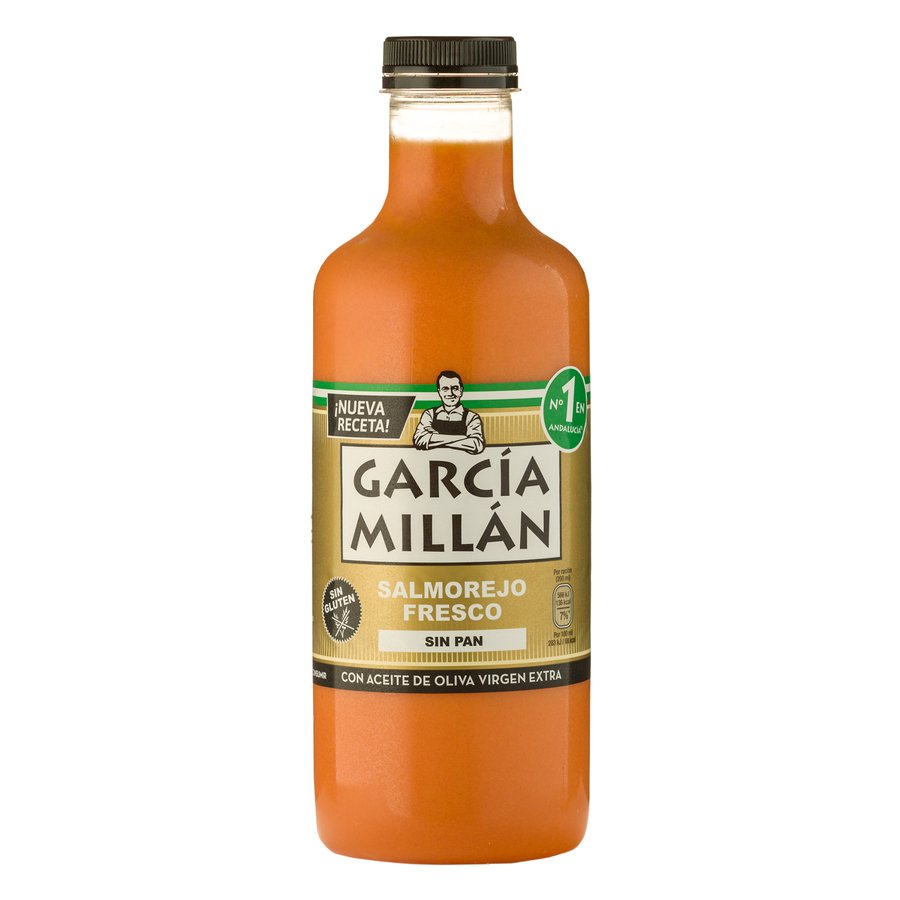 Salmorejo fresco GARCÍA MILLÁN sin pan botella 1 l