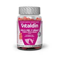 Pelo pel e uñas gummies VITALDIN sen azucre 30 unidades 78 g