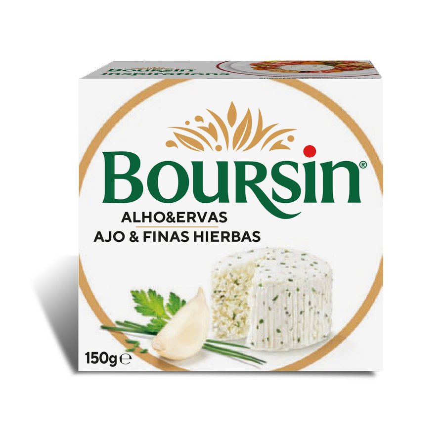 Queso BOURSIN ajo y finas hierbas 150 g