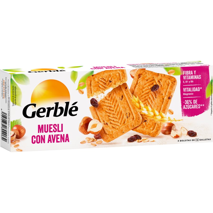 Galletas de muesli avena GERBLÉ 290 g