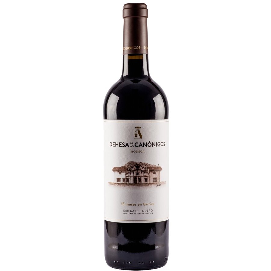 Vino tinto D.O.Ribera del Duero DEHESA DE LOS CANONIGOS crianza botella 75 cl