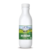 Leite desnatado C.L.ASTURIANA botella 1 l