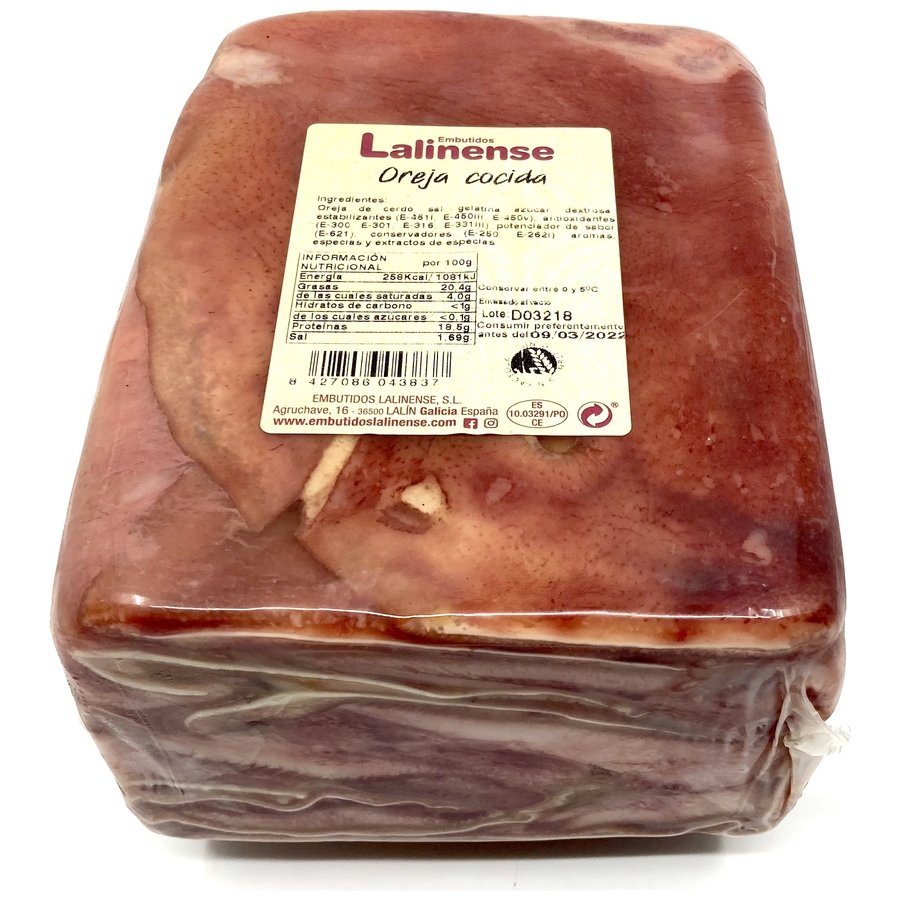 Imagen de Oreja cocida LALINENSE kilo