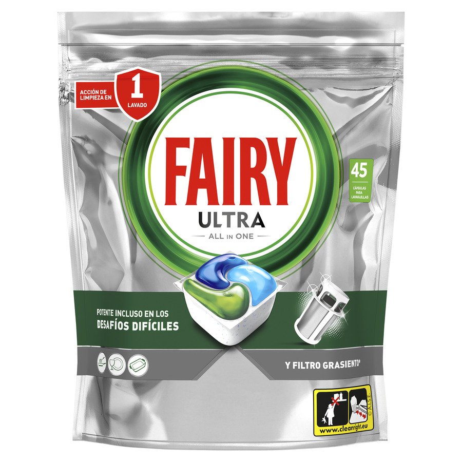 Lavavajillas máquina FAIRY Ultra 45 unidades