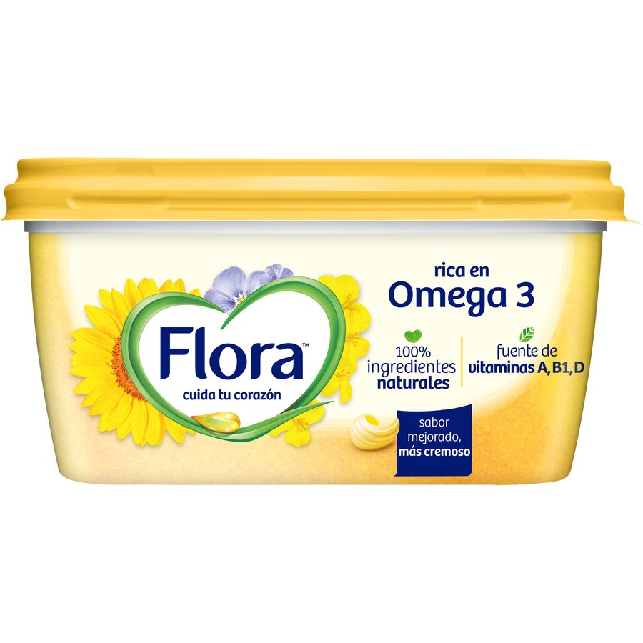 Margarina FLORA sin aceite de palma 400 g