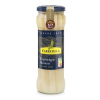Espárragos brancos CARRETILLA moi grosos 5/7 Extra frasco 210 g pne.