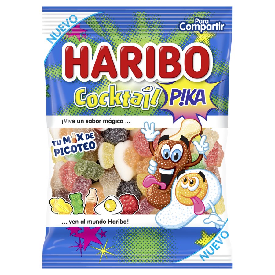 Caramelos goma HARIBO cocktail pika 150 g