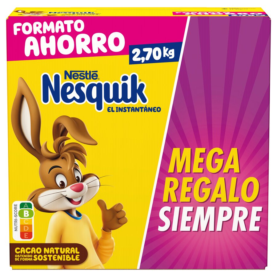 Cacao soluble NESTLE NESQUIK estuche 2,70 kg