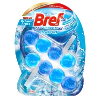 Limpia inodoro BREF WC gel brillante océano ártico 2 colgadores