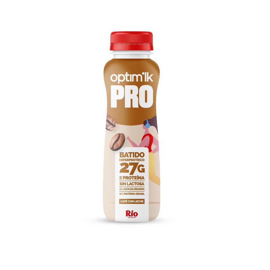 Batido hiperproteico RIO optimilk pro café con leche 330 ml