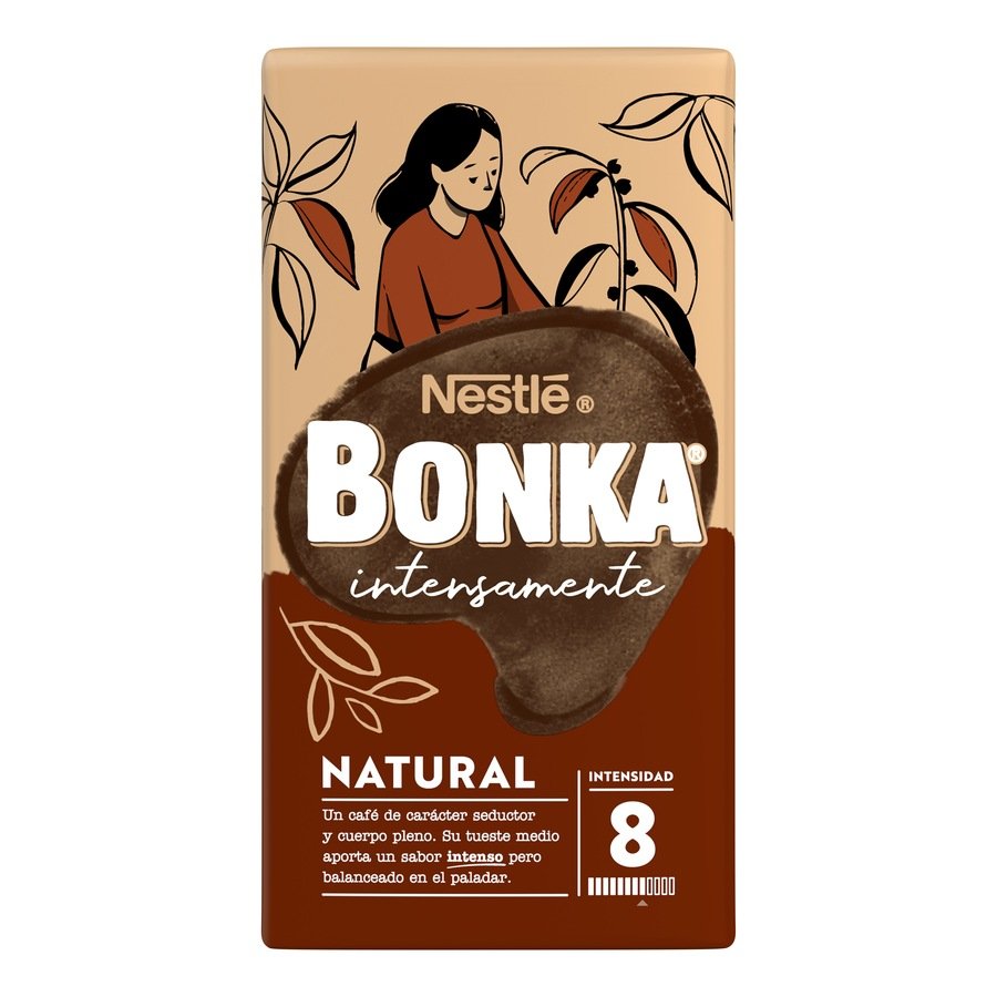 Café molido natural BONKA paquete 250 g