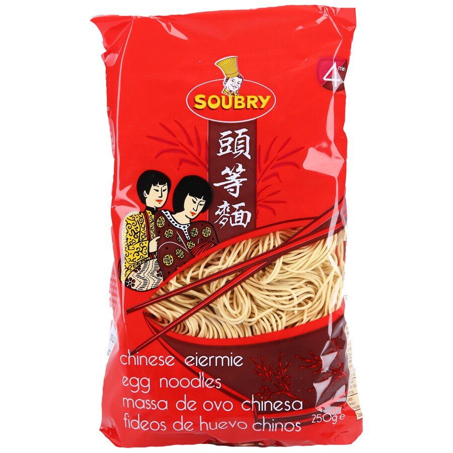 Fideos de huevo chinos SOUBRY bolsa 250 g