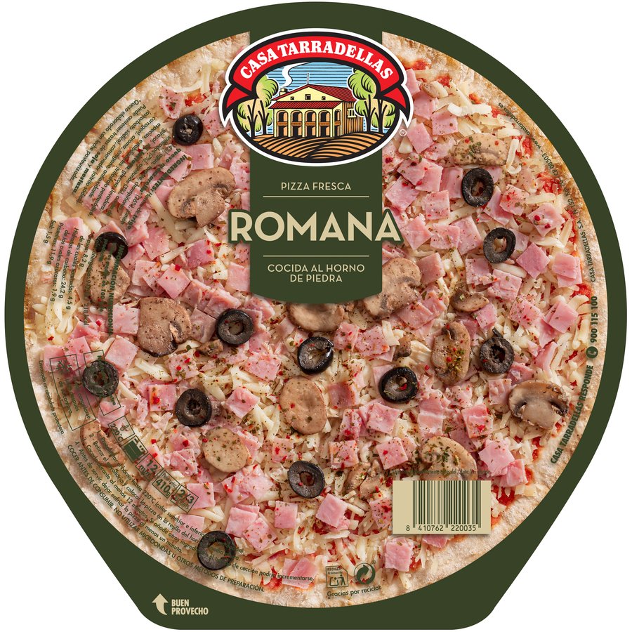 Pizza fresca TARRADELLAS romana 410 g