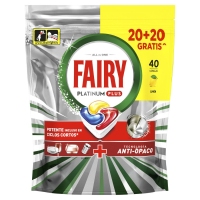 Lavavaixelas máquina FAIRY Platinum Plus 20 unidades + 20 unidades de balde