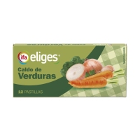 Caldo verdura IFA ELIGES 12 pastillas 120 g