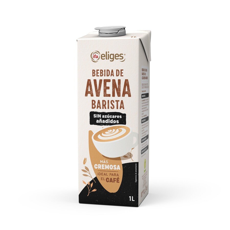 Bebida de avena IFA ELIGES barista sin azúcares añadidos 1 l