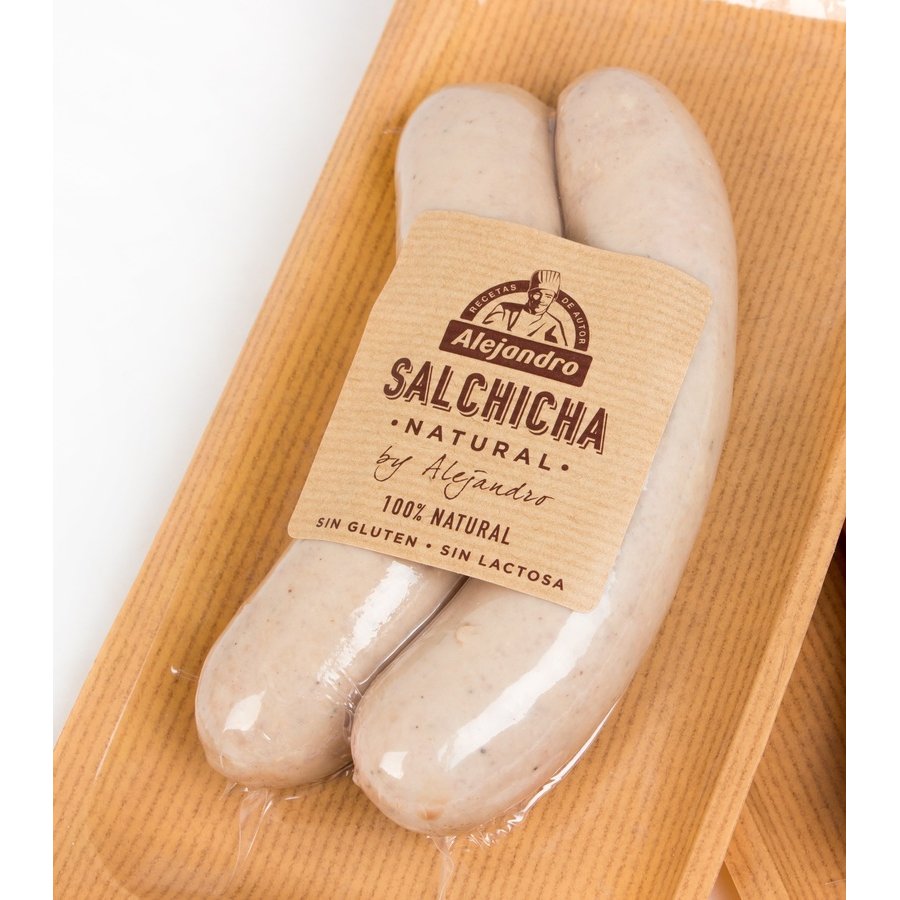 Salchichas ALEJANDRO natural bolsa 250 g