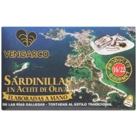 Sardinillas en aceite de oliva 16/22 VENGARCO 118 g pn.
