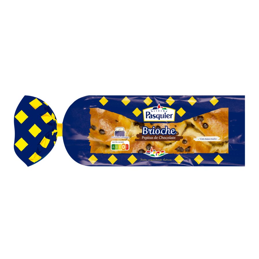 Brioche trenzado con pepitas PASQUIER 550 g