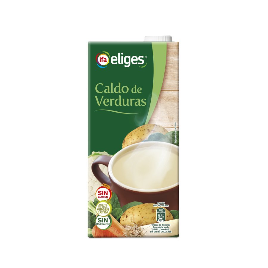 Caldo de verduras IFA ELIGES brik 1 l