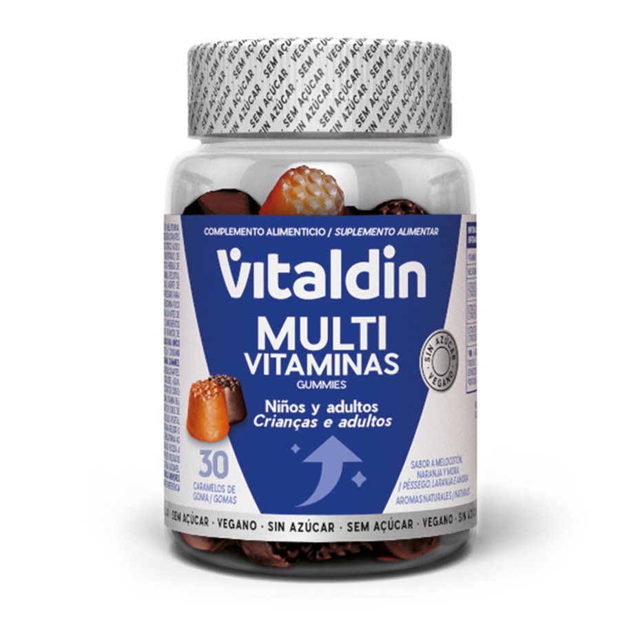 Multivitaminas gummies VITALDIN sin azúcar 30 unidades 75 g