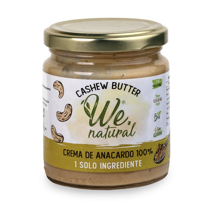 Crema de anacardos 100% WE NATURAL 230 g