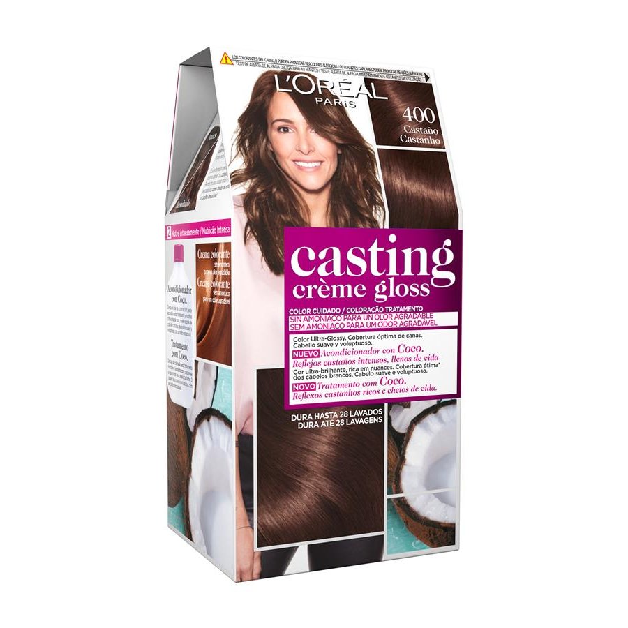 Tinte casting LOREAL creme gloss tono 400