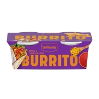Arroz y frijoles para burrito BRILLANTE vasito 2x125 g