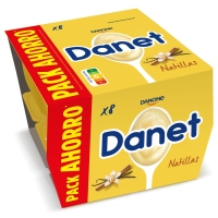 Natillas DANET DANONE vainilla pack 8X120 g