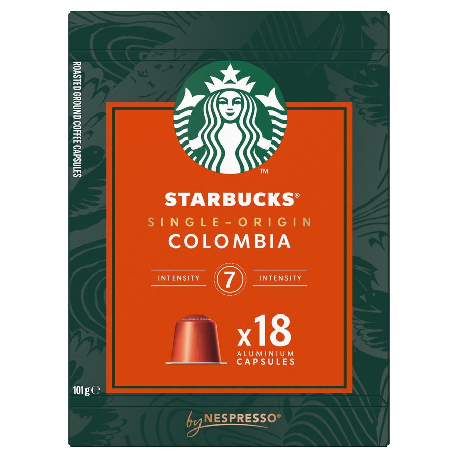 Café cápsulas STARBUCKS by Nespresso Colombia 18 unidades 101 g