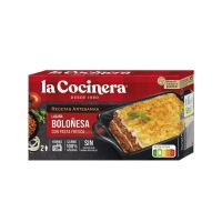 Lasaña congelada LA COCINERA boloñesa estuche 500 g