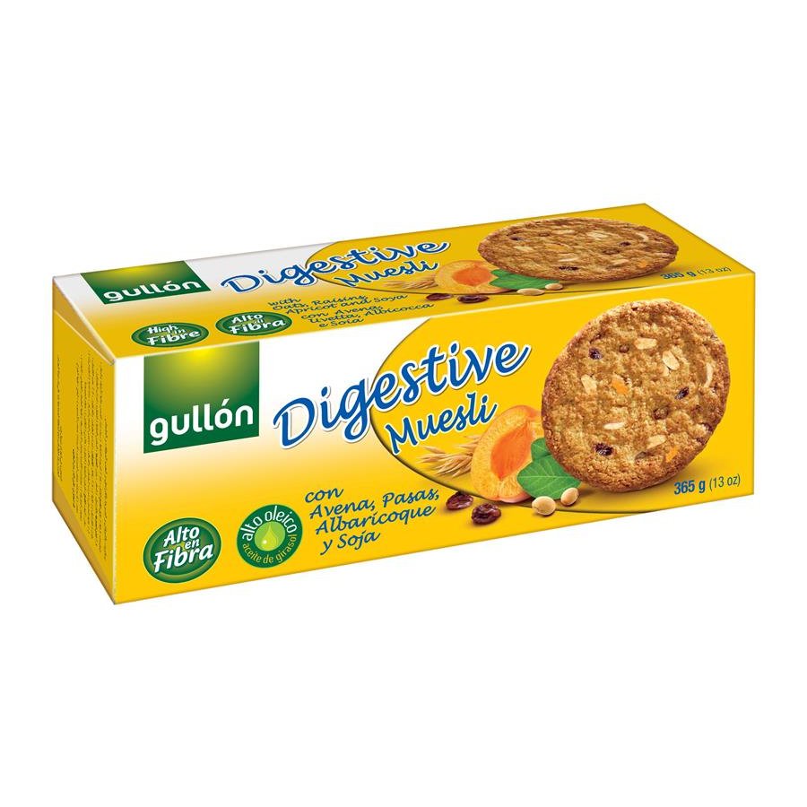Galletas Digestive GULLON muesli 365 g