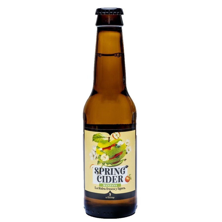 Sidra EL GAITERO Spring Cider botellín 25 cl