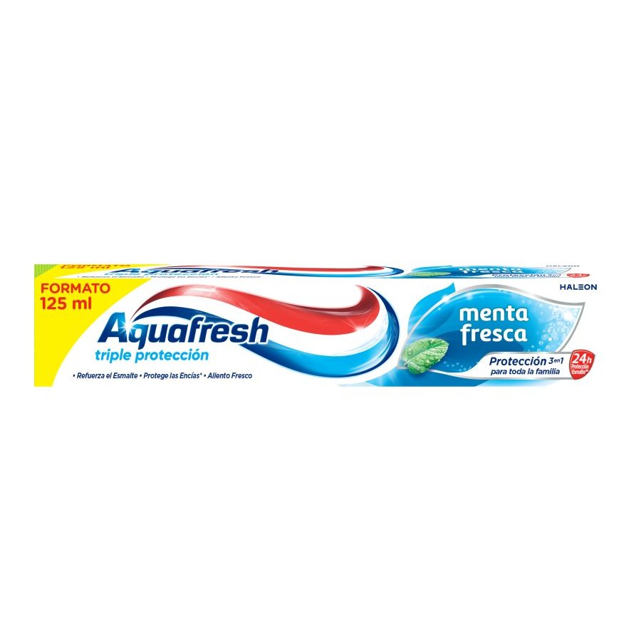 Dentífrico AQUAFRESH menta fresca 125 ml