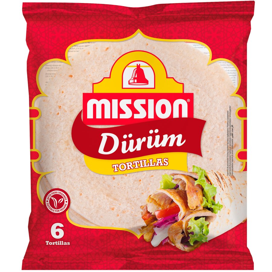 Tortilla Durum MISSION 6 unidades 378 g