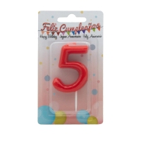 Vela cumpleaños número 5